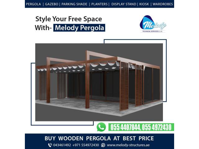 Pergola in Arabian Ranches Dubai | Wooden Pergola | Pergola Suppliers