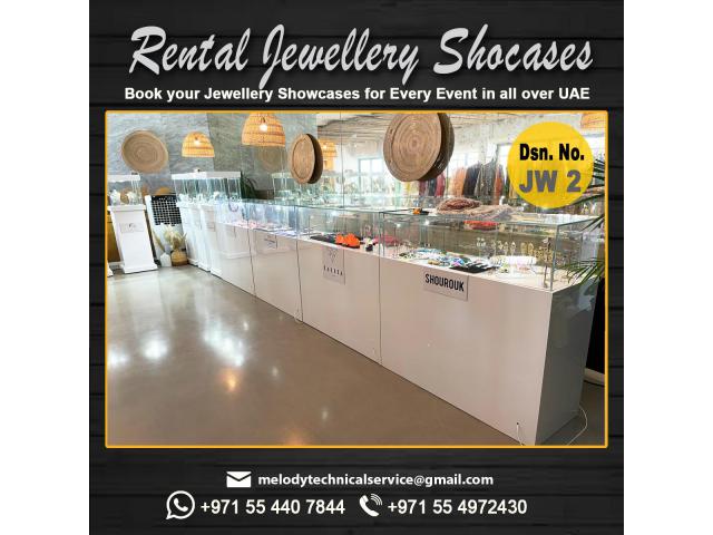 Jewelry Display Suppliers in Dubai | Display Showcase for Rent, Events, Exhibition in UAE