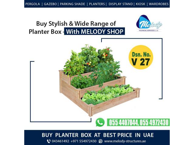 Wooden Planter Box | Vegetable Planter Box | Garden Planters Box Dubai, Abu Dhabi