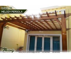 PVC Roof Pergola in Dubai | Wooden Pergola Manufacture in UAE | Outdoor Pergola