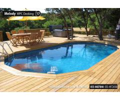 WPC Decking Supply and fixing in Sharjah | Composite wood decking/flooring Garden Area in UAE