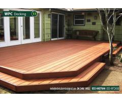 WPC Decking Supply and fixing in Sharjah | Composite wood decking/flooring Garden Area in UAE