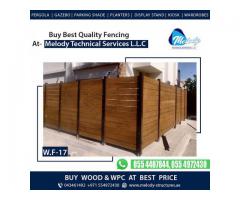 Picket Fence In Al Furjan | WPC Fence in Al Furjan | Wooden fence in Al Furjan