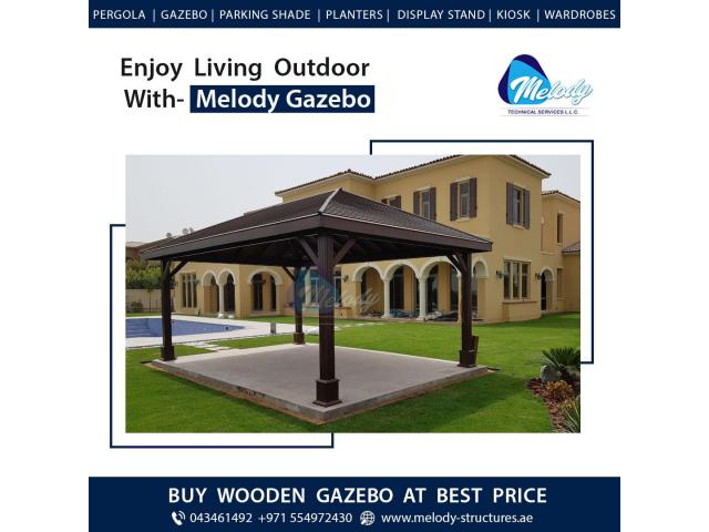 Garden Gazebo in Al Furjan | Gazebo Design in Dubai | Wooden Gazebo Suppliers