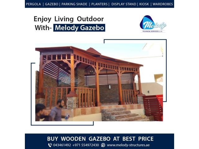 Garden Gazebo in Al Furjan | Gazebo Design in Dubai | Wooden Gazebo Suppliers