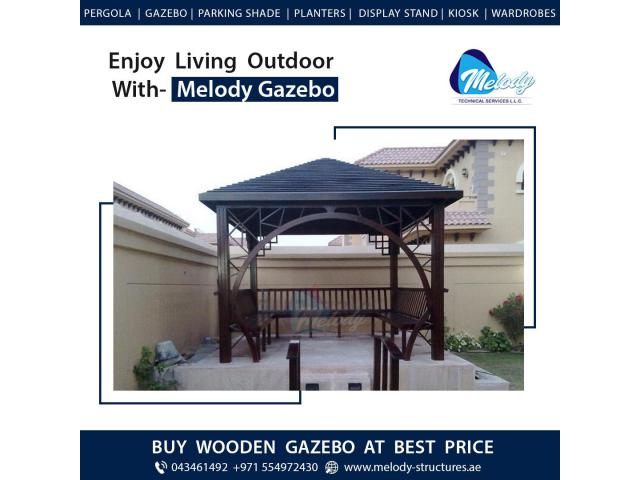 Garden Gazebo in Al Furjan | Gazebo Design in Dubai | Wooden Gazebo Suppliers