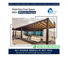 Pergola With Decking Dubai | Balcony Attached Pergola | Pergola Design in Dubai