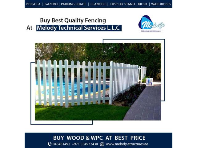 WPC Fence in Green Community | WPC Fence Design | WPC Fence Suppliers in Dubai