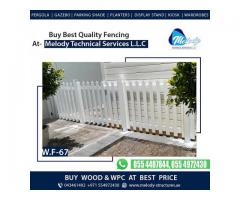 Abu Dhabi Fence Suppliers | Privacy Fence | WPC Fence in Abu Dhabi