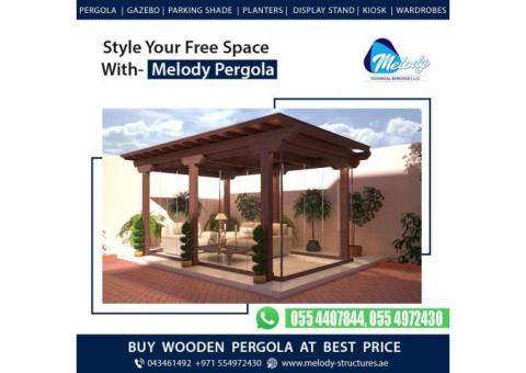 Pergola Suppliers in Dubai | Pergola Shade in Jumeirah JLT | Seating Area Pergola