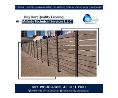 WPC Fence Suppliers in Dubai | WPC Privacy Fence Jumeirah | WPC Garden Fence in Dubai
