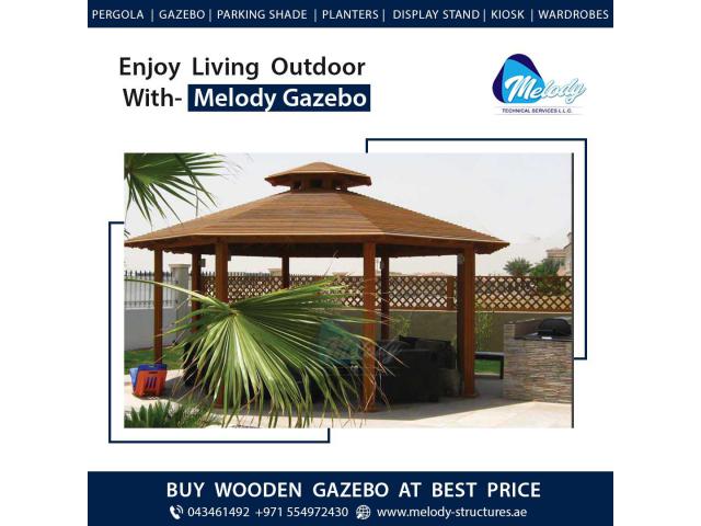 Garden Gazebo in Jumeirah | Gazebo Suppliers | Wooden Gazebo in Arabian Ranches