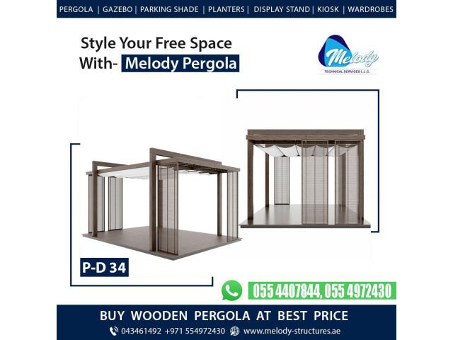 Wooden Pergola Supply And Installation in Dubai | Pergola in Jumeirah