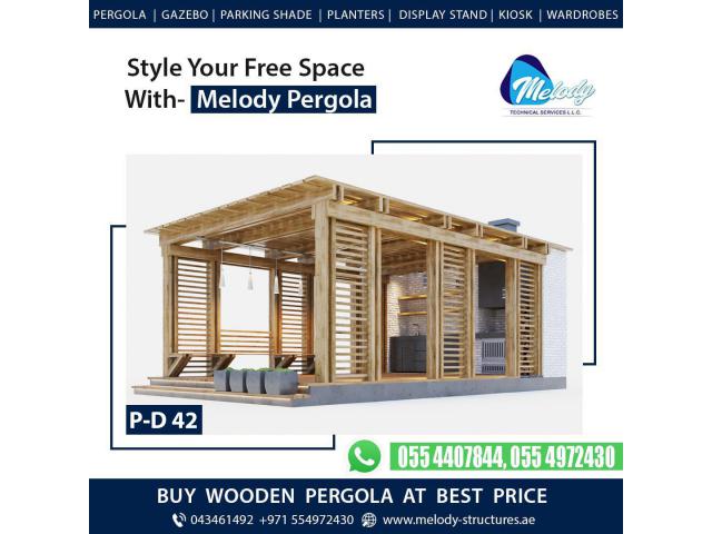 Wooden Pergola Supply And Installation in Dubai | Pergola in Jumeirah