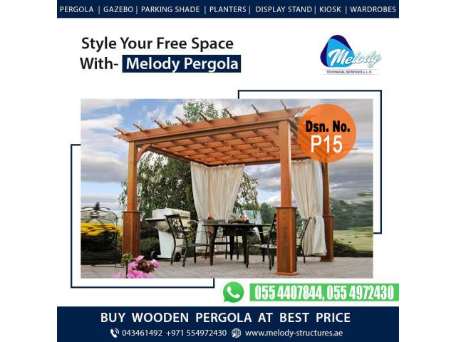 Wooden Pergola Supply And Installation in Dubai | Pergola in Jumeirah