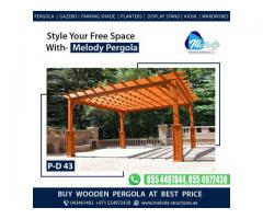 Pergola Green Community | Wooden Pergola | Pergola Suppliers in Dubai
