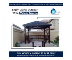 Wooden Roof Gazebo Suppliers in UAE | Gable Roof Gazebo | Gazebo in Dubai