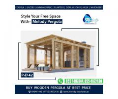 Buy Wooden Pergola At 20% Discount in Dubai-Melody Pergola Design