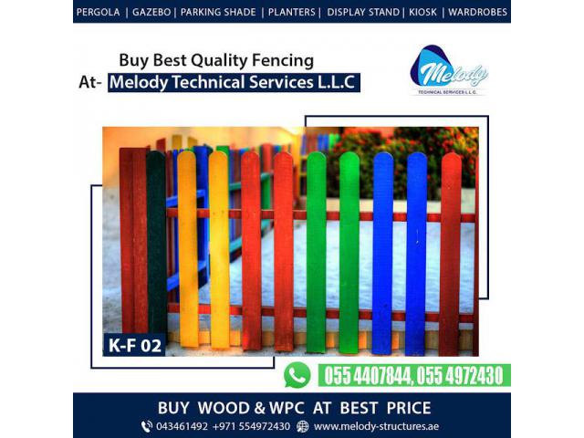 Kids Privacy Fence in Dubai | Kids Play Wooden Fence | Kids Fence Design in Dubai