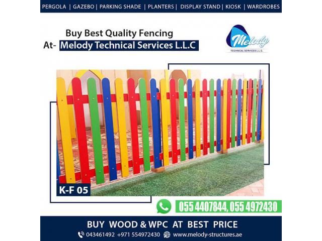 Kids Privacy Fence in Dubai | Kids Play Wooden Fence | Kids Fence Design in Dubai