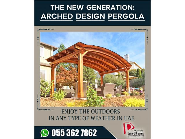 New Generation Pergola Design in Uae | Wooden Pergola Dubai | Pergola Abu Dhabi.
