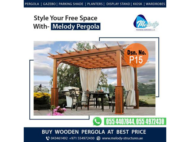 Pergola Suppliers Company in Dubai | Wooden Pergola Design | Pergola in UAE