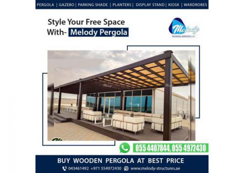 Pergola In Emirates Hills | Pergola Suppliers | Wooden Pergola Design in Dubai