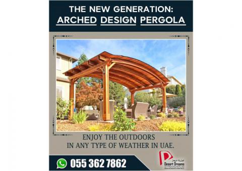 Arched Design Pergola Uae | Garden Pergola Dubai | Pergola in Uae.