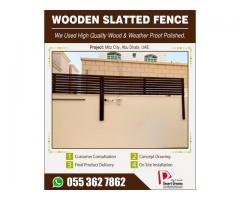 Wall Boundary Fencing in Dubai | White Picket Fencing | Fences Uae.