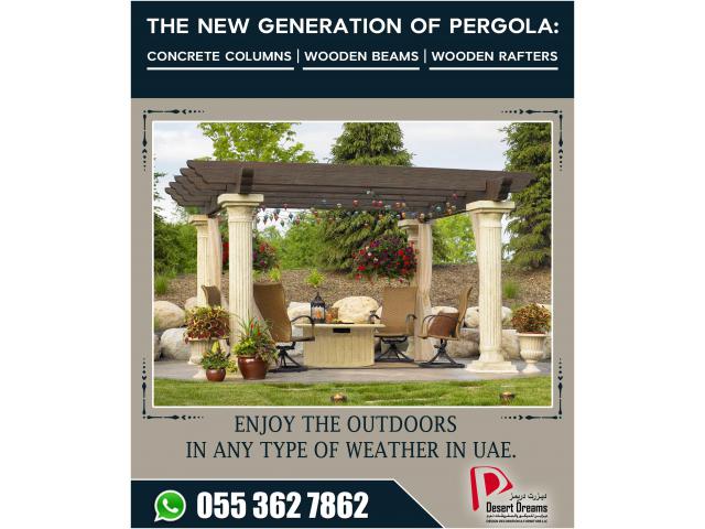 Wooden Pergola Experts in Uae | Best Cheap Pergola | Dubai.