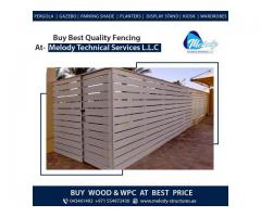 WPC Fence Supply and installation in Dubai Abu Dhabi Sharjah UAE