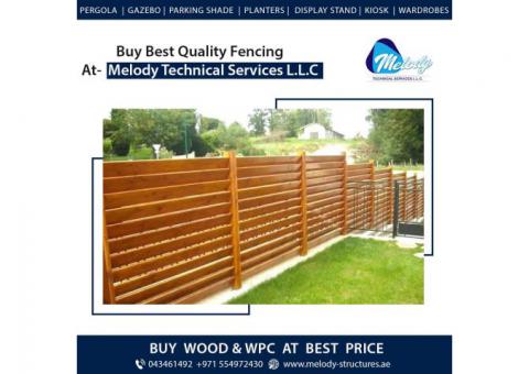 WPC Fence in Jumeirah | WPC Fence in Green community | WPC Fence Suppliers in Dubai