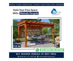 Customize Pergola in Dubai | Customization Wooden Pergola Manufacture in Dubai UAE