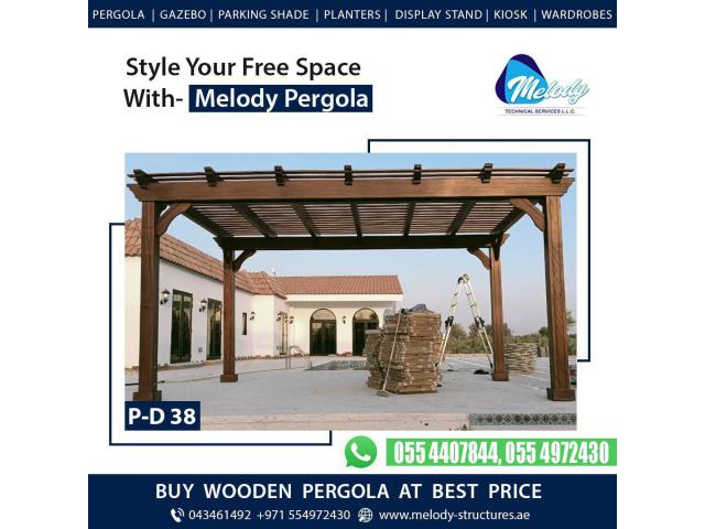 Looking For Wooden Pergola in Dubai ? Buy Pergola At Melody Shop Dubai