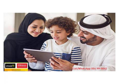 Call/WhatsApp +971 54 991 0042 for Etisalat eLife in Al Hudaiba Dubai