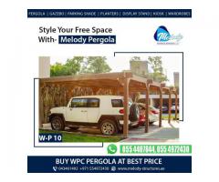 WPC Pergola For Car Parking | WPC Pergola Suppliers | WPC Pergola ii Dubai