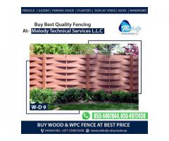 Shop WPC Fence Online at Melody - Dubai | WPC Fence Suppliers