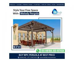 WPC Pergola Suppliers in Dubai | WPC ( Wood Plastic Composite ) Pergola Manufacture in Dubai UAE