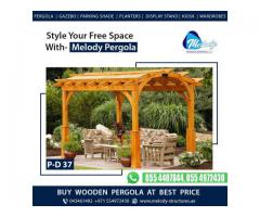 Wooden Pergola In Arabian Ranches | Pergola in Green Community Dubai