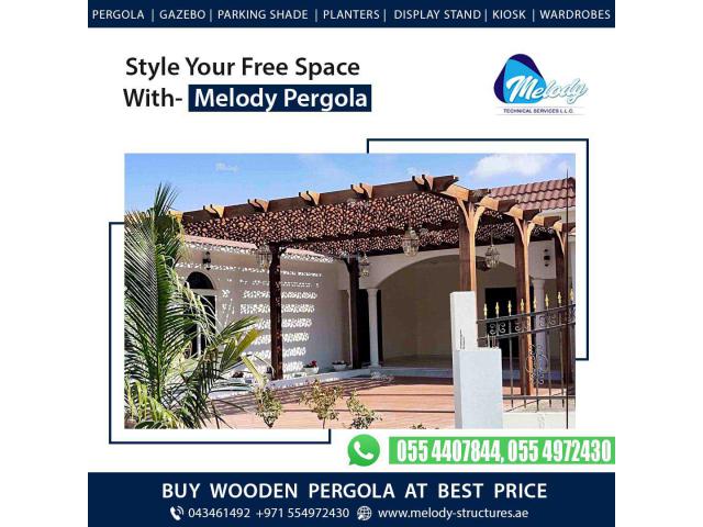 Pergola in Dubai Hills | Wooden Pergola | Pergola in Emirates Hills