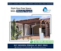 Pergola in Dubai Hills | Wooden Pergola | Pergola in Emirates Hills