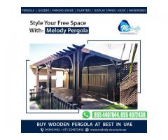 Pergola in Dubai Hills | Wooden Pergola | Pergola in Emirates Hills