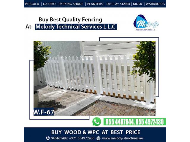 Wooden Picket Fence Dubai | Garden Fence Dubai | Privacy Fence in Dubai