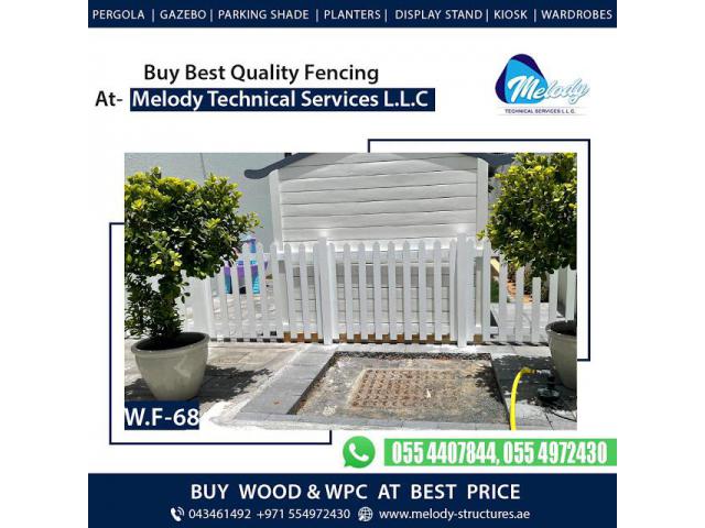 Garden Picket Fence Dubai | Privacy Wooden Fence | Kids Play Fence UAE