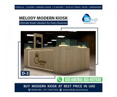 Wooden Kiosk Manufacturer in Dubai | Mall kiosk | Coffee kiosk | Food Kiosk