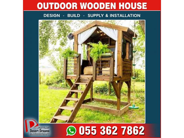 Wooden Cat House | Wooden Dog House | Wooden Tree House | Uae | Suppliers.