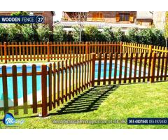 Shop Wooden Fence online At Melody - Dubai | Picket Fence | Garden Fence
