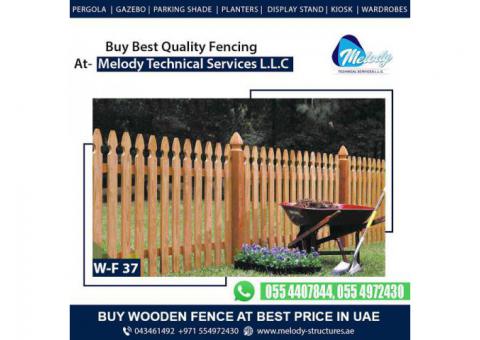 Fence Suppliers in Dubai | Wooden Fence | Garden Fence | Picket Fence