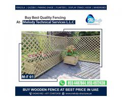 Get the Best Privacy Fence in Dubai » Wooden Fence » Garden Fence