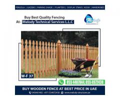 Get the Best Privacy Fence in Dubai » Wooden Fence » Garden Fence